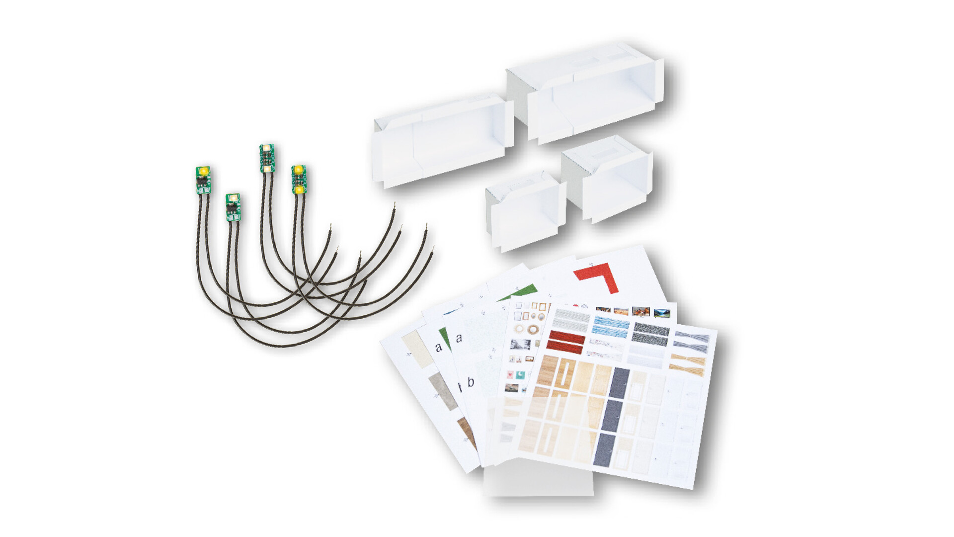 NOCH 51250 - micro-rooms LED-Gebäude-Beleuchtungs-
