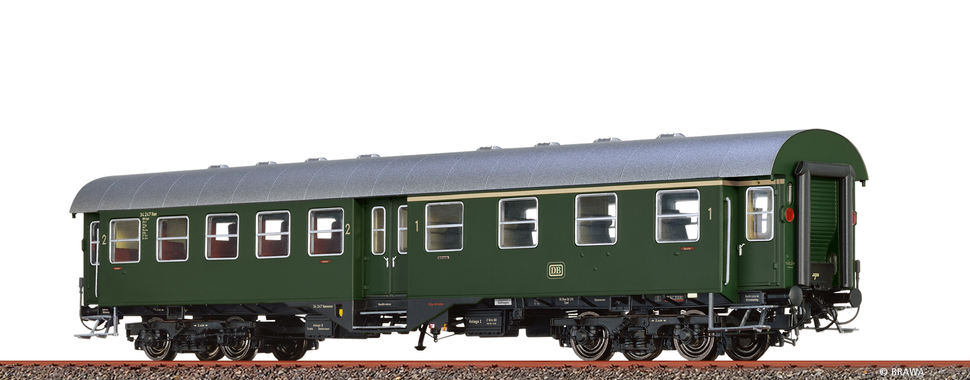 Brawa 46105 - H0 PEW AB4yg-58 DB III