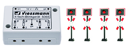 Viessmann 5835 - H0 Andreaskreuze,4 St.+Blinke