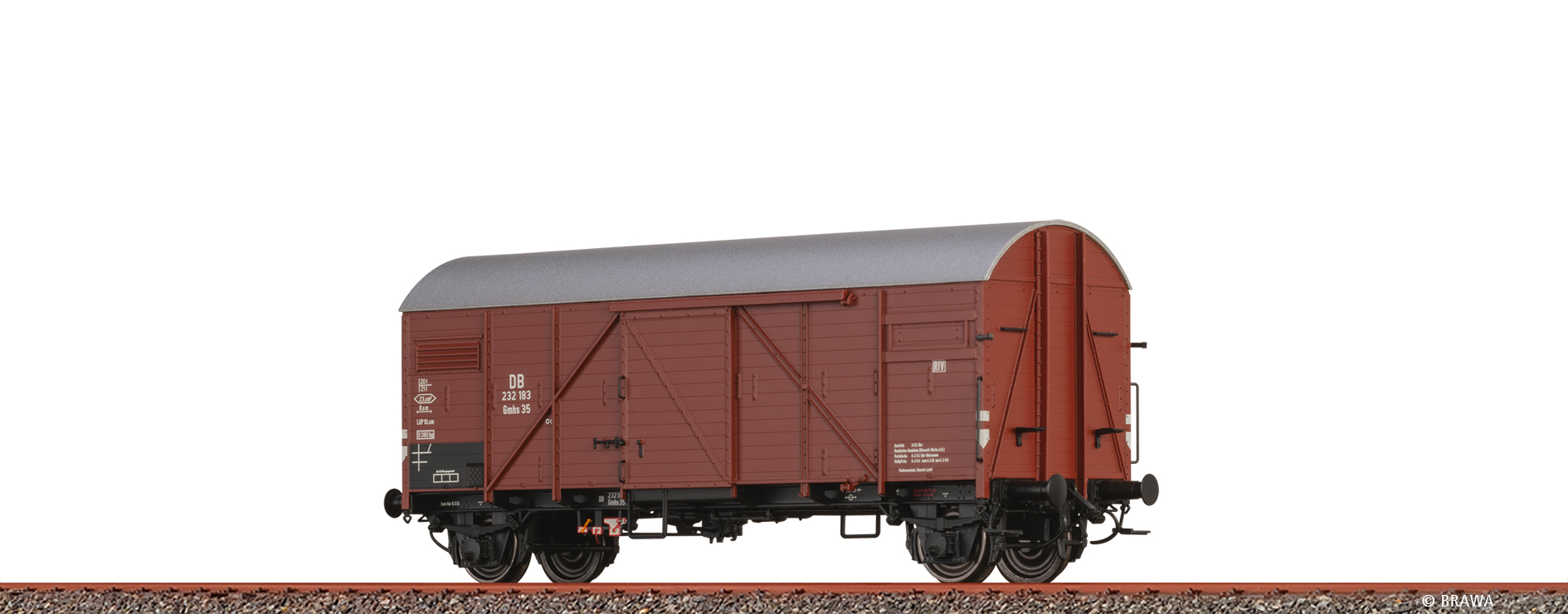 Brawa 50720 - H0 GÜW Gmhs 35 DB III
