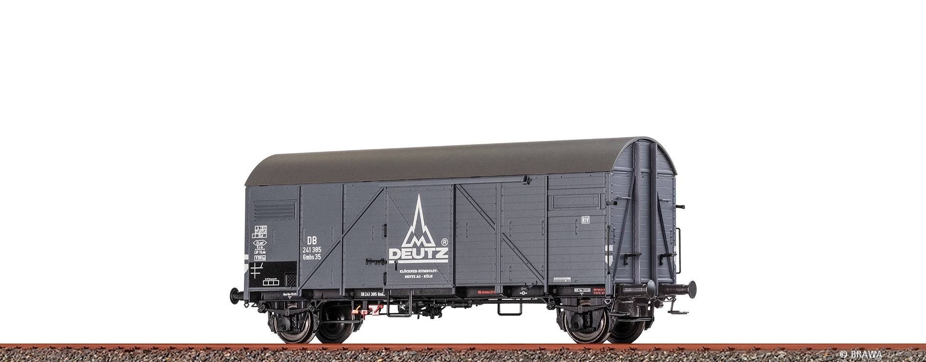 Brawa 51190 - H0 Gedeckter Güterwagen Gmhs35 „Deut
