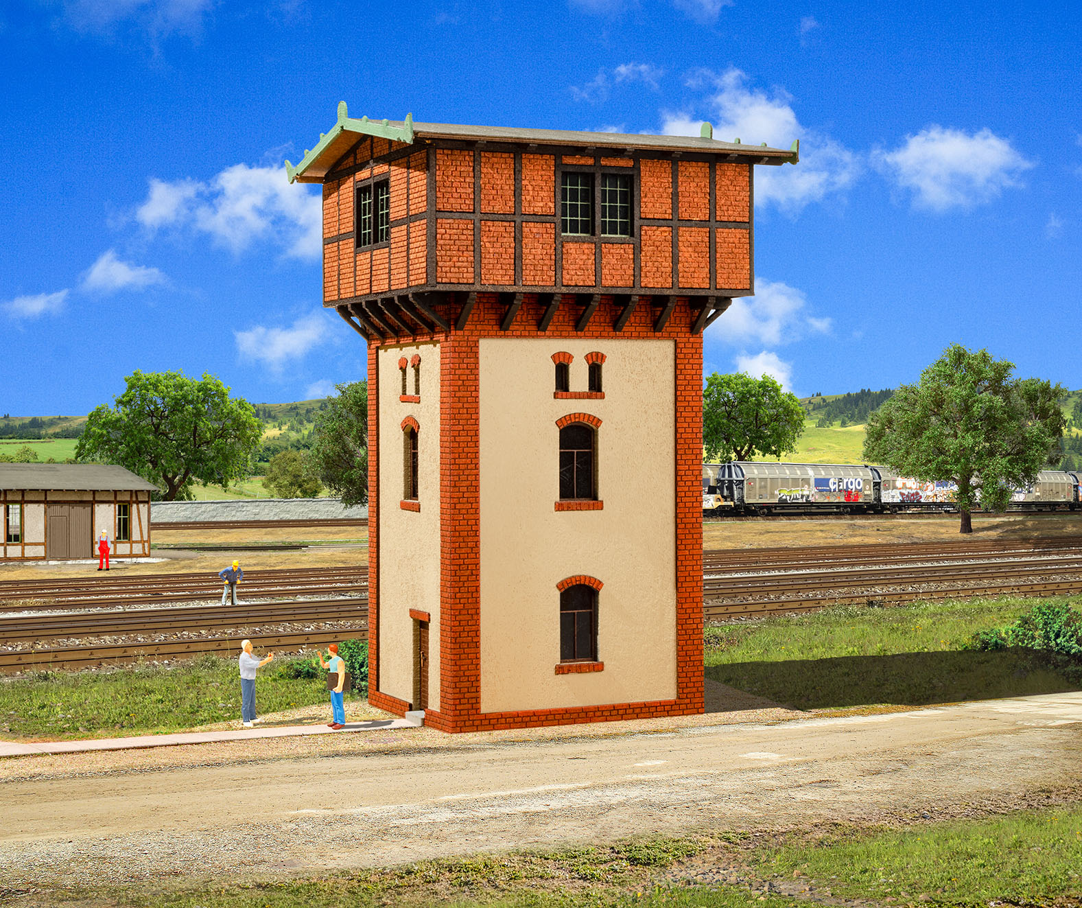 Vollmer 45645 - H0 Wasserturm – Polyplate Bau