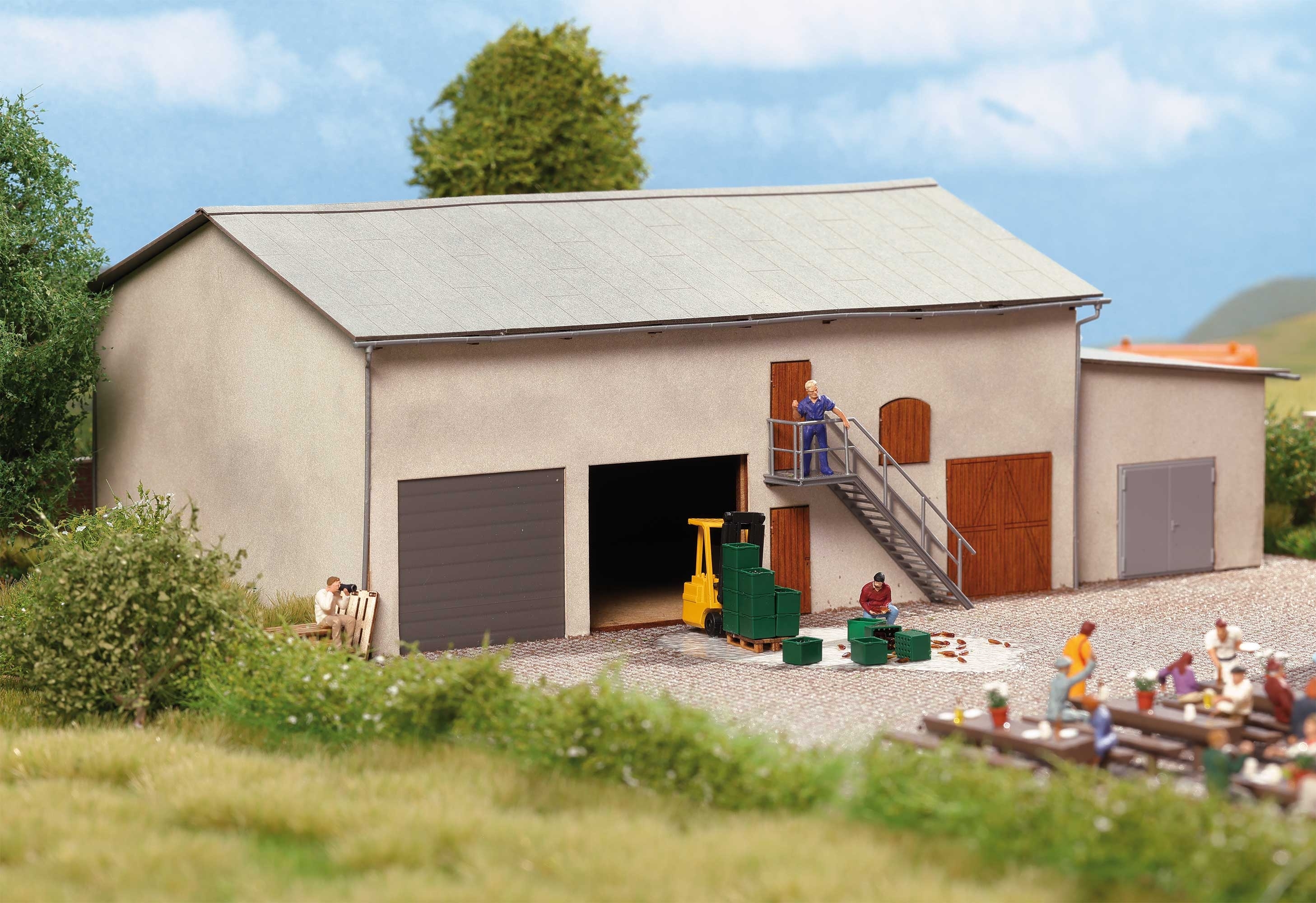 Busch 1974 - Lagerhaus H0