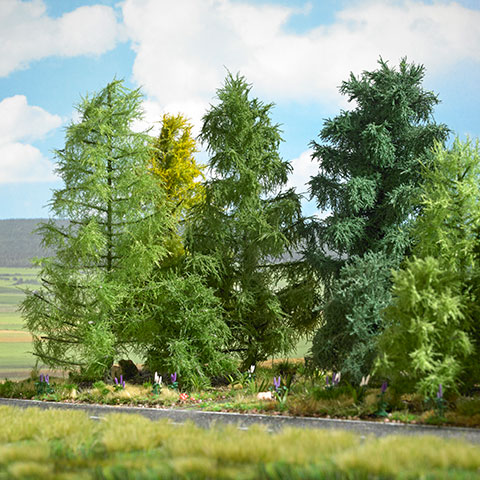 Busch 3817 - Lärche Spätsommer 210 mm H0/T