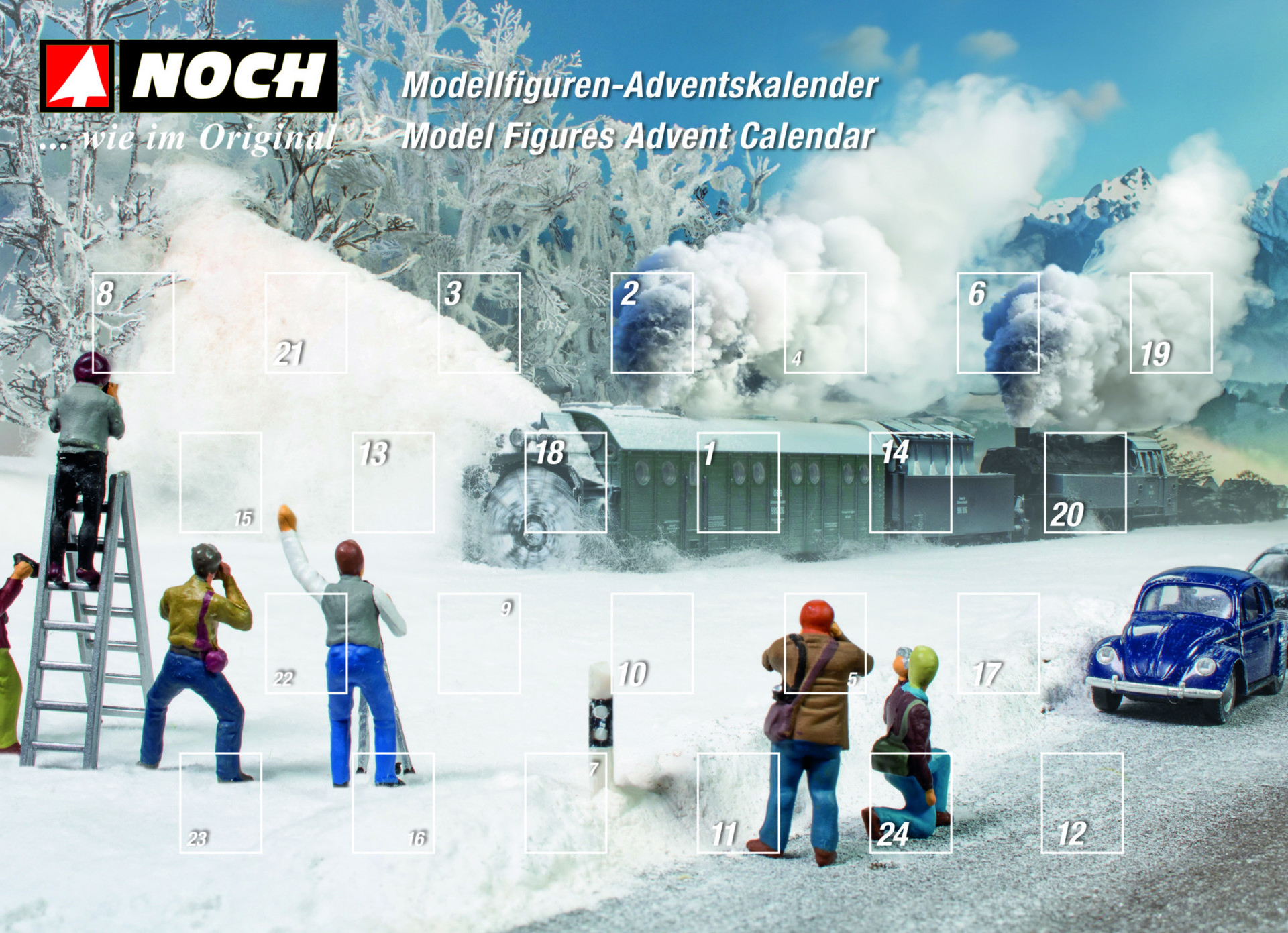 NOCH 44998 - Figuren-Adventskalender