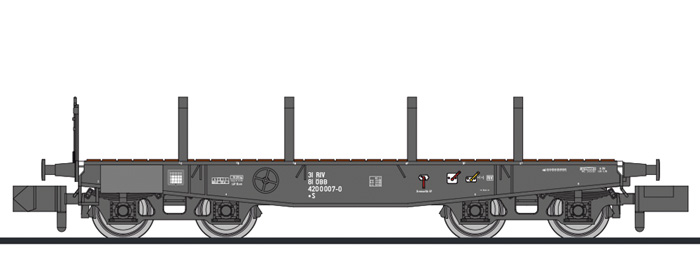 Liliput L265250 - 4-Achs. Schwerlastwagen, Ssys, Ö